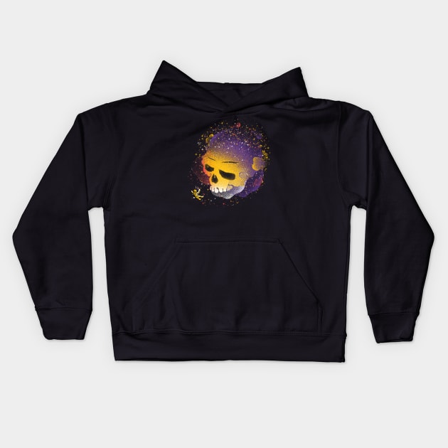 Skull Galaxy by Tobe Fonseca Kids Hoodie by Tobe_Fonseca